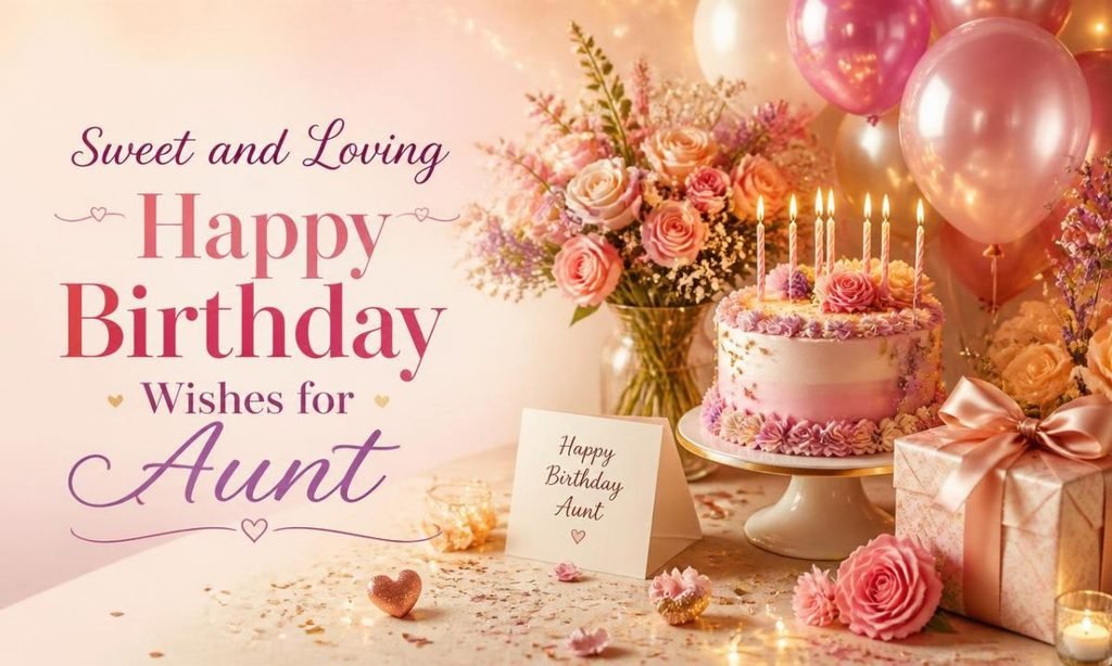 Sweet and Loving Happy Birthday Wishes for Aunt