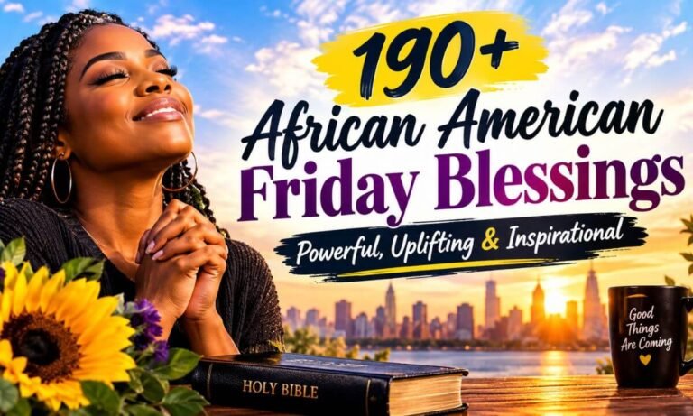 190+ African American Friday Blessings Powerful, Uplifting & Inspirational