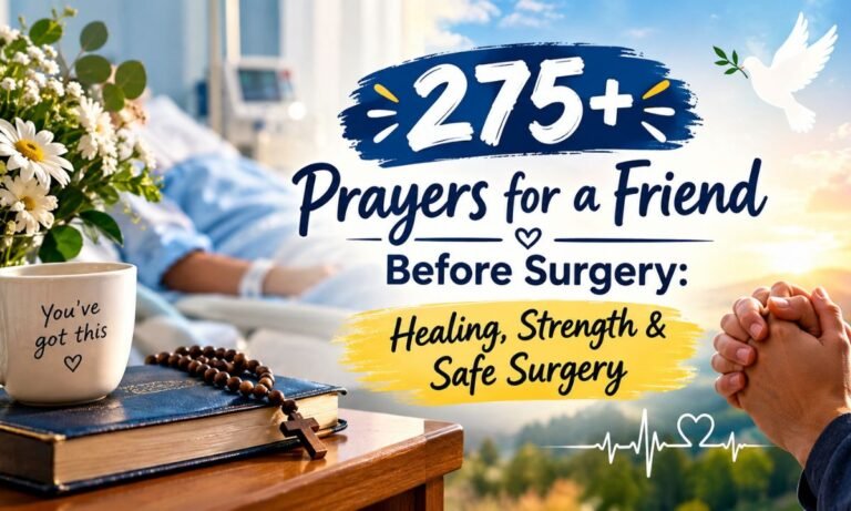 275+ Prayers for a Friend Before Surgery Healing, Strength & Safe Surgery