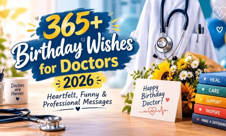 365+ Birthday Wishes for Doctors 2026 Heartfelt, Funny & Professional Messages