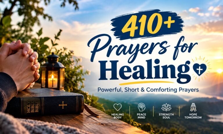 410+ Prayers for Healing Powerful, Short & Comforting Prayers