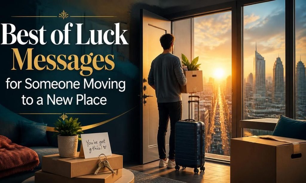 Best of Luck Messages for Someone Moving to a New Place