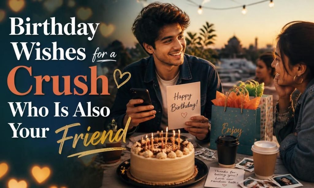 Birthday Wishes for a Crush Who Is Also Your Friend