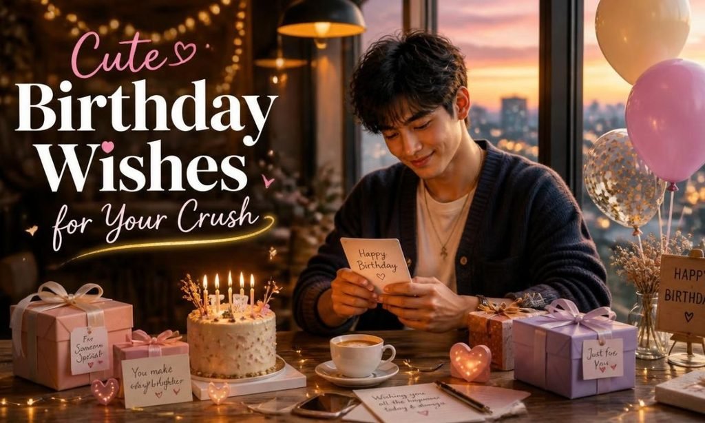 Cute Birthday Wishes for Your Crush