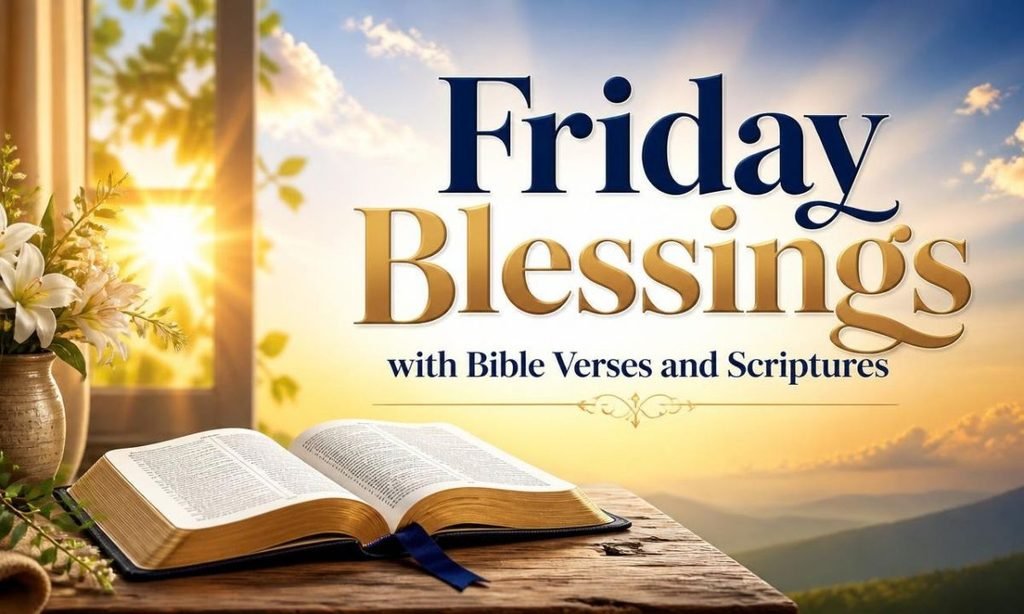 Friday Blessings with Bible Verses and Scriptures