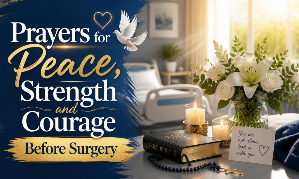 Prayers for Peace, Strength and Courage Before Surgery