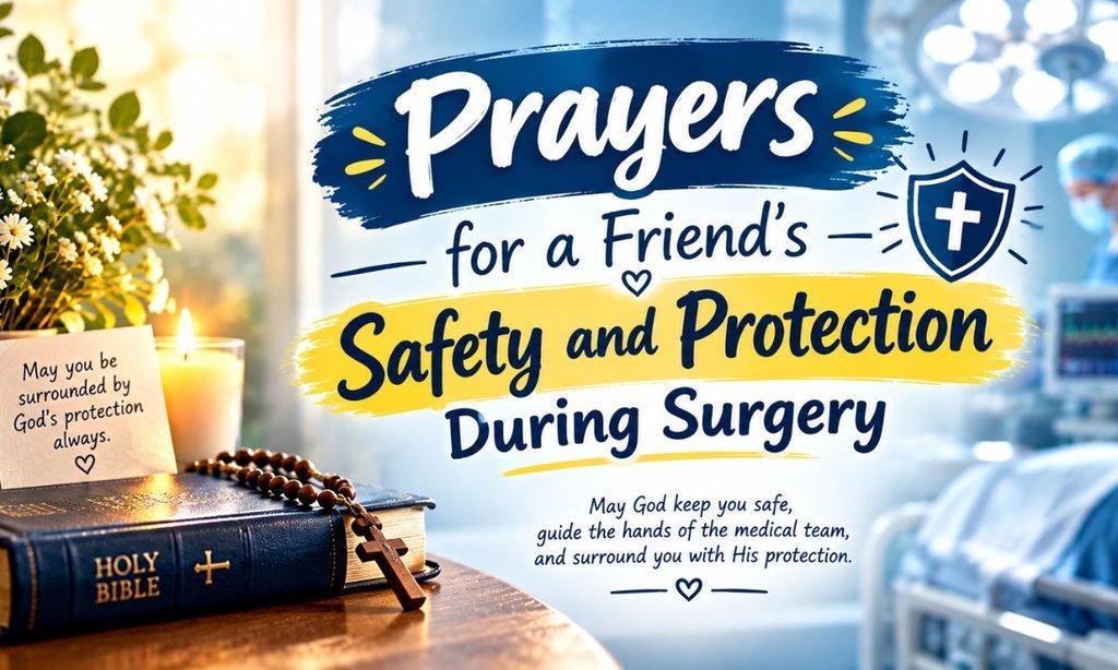 Prayers for a Friend's Safety and Protection During Surgery