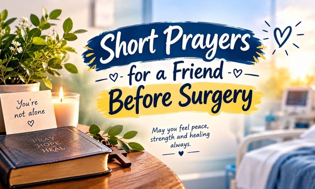 Short Prayers for a Friend Before Surgery