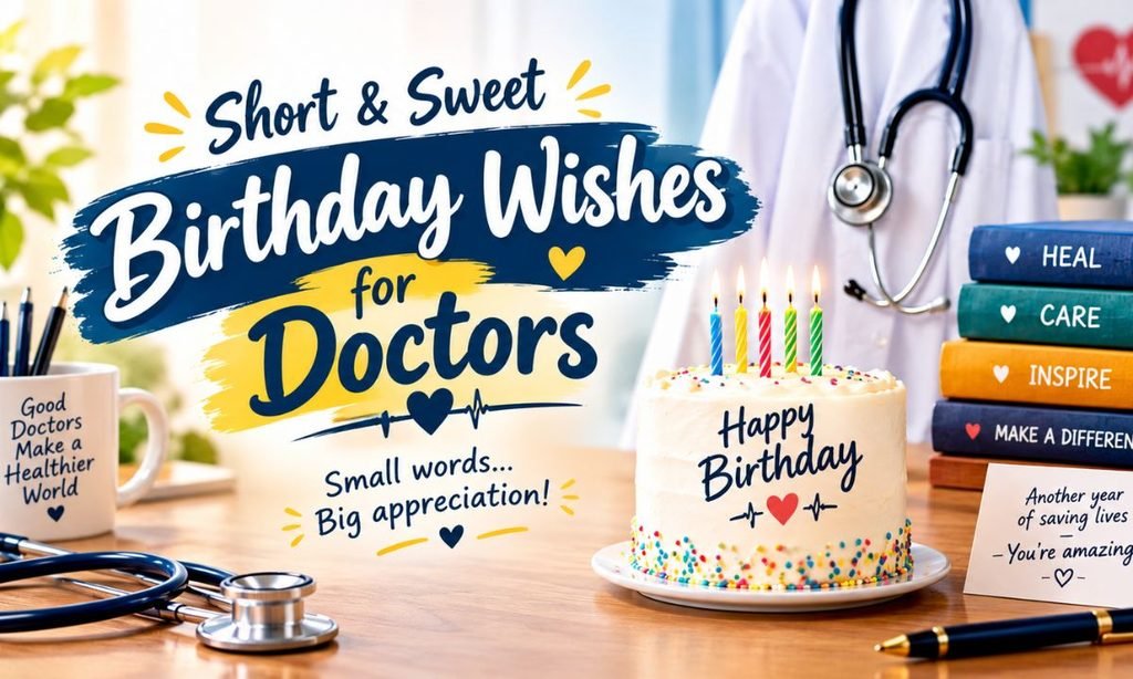 Short & Sweet Birthday Wishes for Doctors